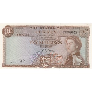 Jersey, 10 Shillings, 1963, UNC, p7