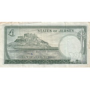 Jersey, 1 Pound, 1963, FINE, p8b