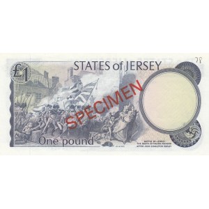 Jersey, 1 Pound, 1976/1988, UNC, p11s, SPECIMEN