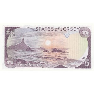 Jersey, 5 Pounds, 1989, UNC, p16r