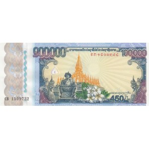 Lao, 100.000 Kip , 2010, UNC, p40