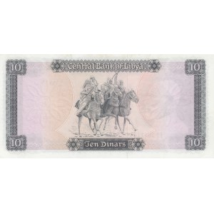 Libya, 10 Dinars, 1971, XF (+), p36a