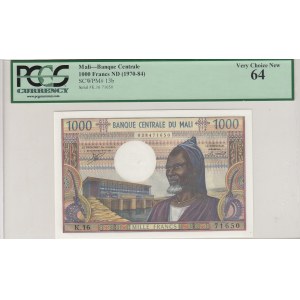 Mali, 1.000 Francs, 1970-84, UNC, p13b