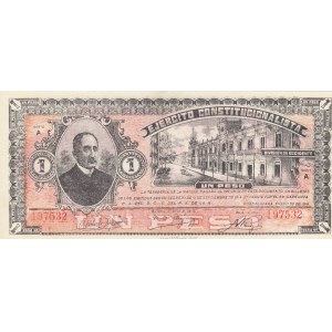 Mexico, 1 Peso, 1915, UNC, pS860