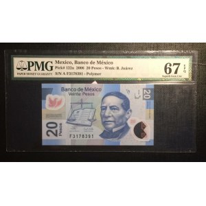 Mexico, 20 Pesos, 2006, UNC, p122a