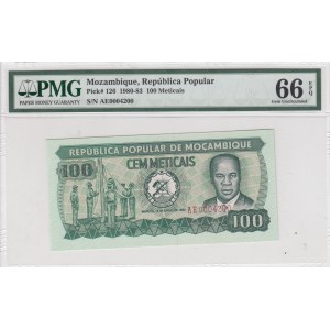 Mozambique, 100 Meticais, 1980-83, UNC, p126
