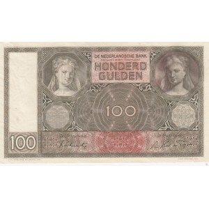 Netherlands, 100 Gulden, 1944, UNC, p51c