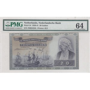 Netherlands, 20 Gulden, 1939-41, UNC, p54