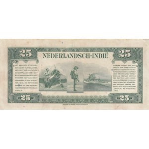 Netherlands Indies, 25 Gulden, 1943, VF, p115