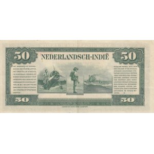 Netherlands Indies, 50 Gulden, 1943, XF (+), p116