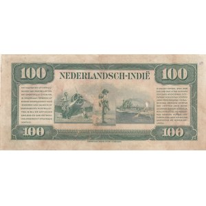 Netherlands Indies, 100 Gulden , 1943, FINE, p117