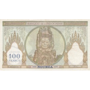 New Caledonia, 100 Francs, 1937, VF (+), p42b