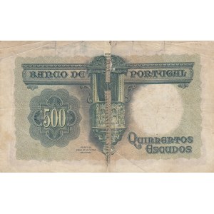 Portugal, 500 Escudos, 1942, FINE, p155