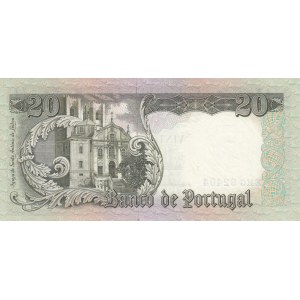 Portugal, 20 Escudos, 1964, AUNC, p167a