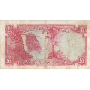 Rhodesia, 1 Pound, 1964, VF (-), p25a