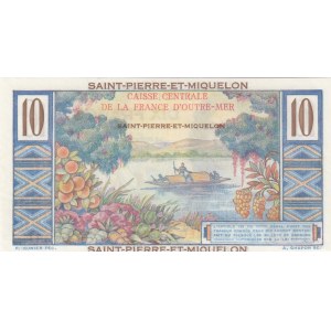 Saint Pierre & Miquelon, 10 Francs, 1950, UNC, p23