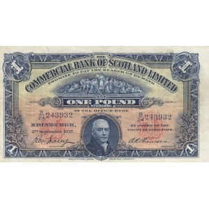 Scotland, 1 Pound, 1937, VF, pS331a