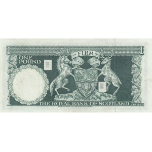 Scotland, 1 Pound, 1969, AUNC, p329