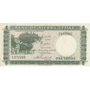 Sierra Leone, 1 Leone, 1969, VF, p1b