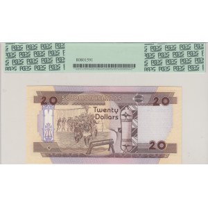 Solomon Islands, 20 Dollars, 1996, UNC, p21, Low serial number