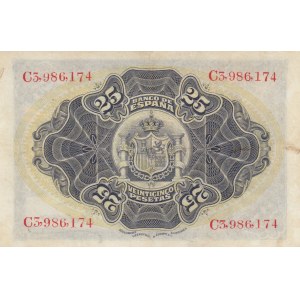 Spain, 25 Pesetas, 1906, XF, p57