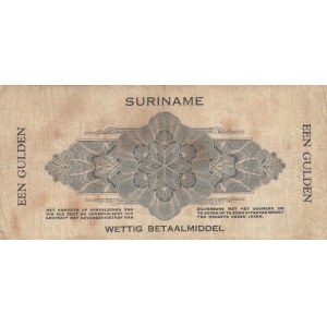 Suriname, 1 Gulden, 1942, VF, p105c
