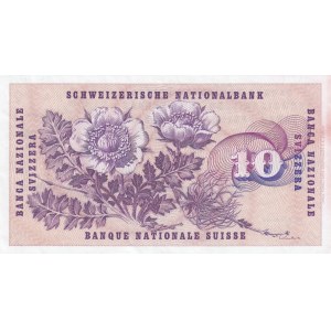 Switzerland, 10 Franken, 1973, XF, p45