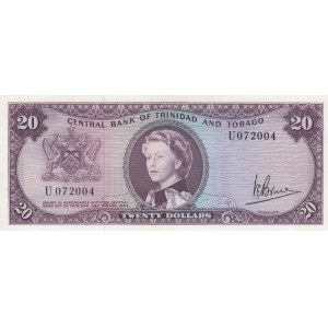 Trinidad & Tobago, 20 Dollars, 1964, AUNC (-), p29c