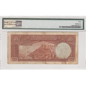 Turkey, 10 Lira, 1938, VF, p128, 2. Emission