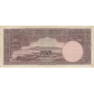 Turkey, 100 Lira, 1938, VF, p130, 2. Emission