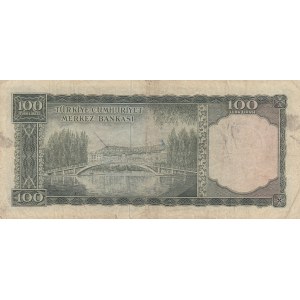 Turkey, 100 Lira, 1964, FINE, p177
