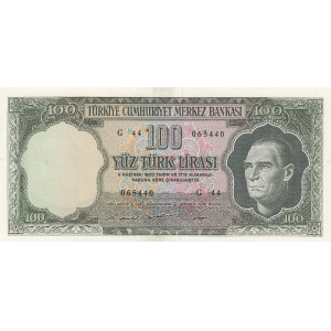 Turkey, 100 Lira, 1969, UNC, p182, 5. Emission