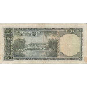 Turkey, 100 Lira, 1969, VF, p182