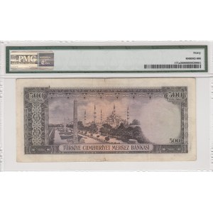 Turkey, 500 Lira, 1959, VF, p171a, 5. Emission