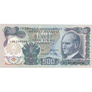 Turkey, 500 Lira, 1974, UNC, p190e