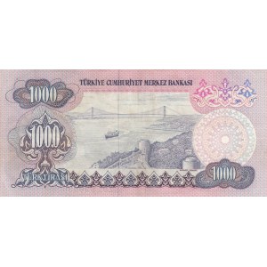 Turkey, 1.000 Lira, 1978, XF, p191