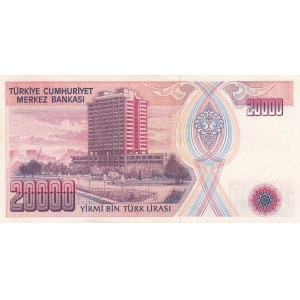 Turkey, 20.000 Lira, 1988, XF, p201, 7. Emission