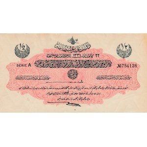 Turkey, Ottoman Empire, 1/2 Lira, 1916, UNC (-), p82