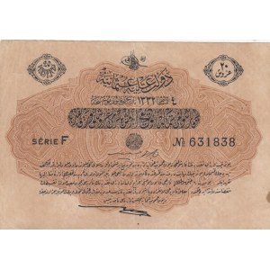 Turkey, Ottoman Empire, 20 Kurush, 1917, XF, p97