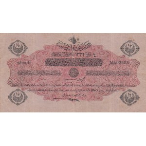 Turkey, Ottoman Empire, 1/2 Lira, 1917, VF, p98