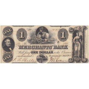 Confederate States of America, 1 Dollar , 18XX, UNC,