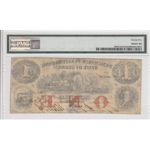 Confederate States of America, 1 Dollar, 1850s, VF,