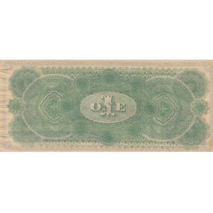 Confederate States of America, 1 Dollar , 1874, UNC,