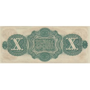 Confederate States of America, 10 Dollars, 1872, UNC,