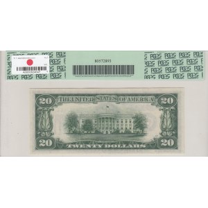 United States of America, 20 Dollars, 1934, UNC,