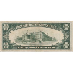 United States of America, 10 Dollars, 1934, FINE, p415y