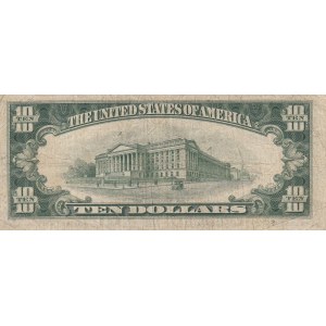 United States of America, 10 Dollars, 1934, FINE, p430L
