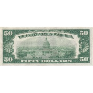 United States of America, 50 Dollars, 1934, VF (+), p432L