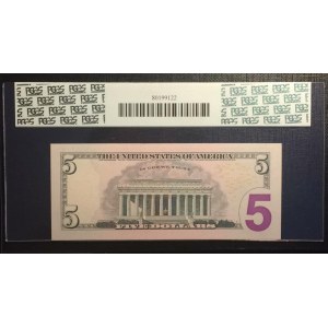 United States of America, 5 Dollars, 2006, UNC, p461