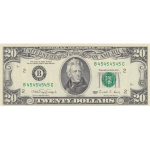 United States of America, 20 Dollars, 1990, UNC, p487